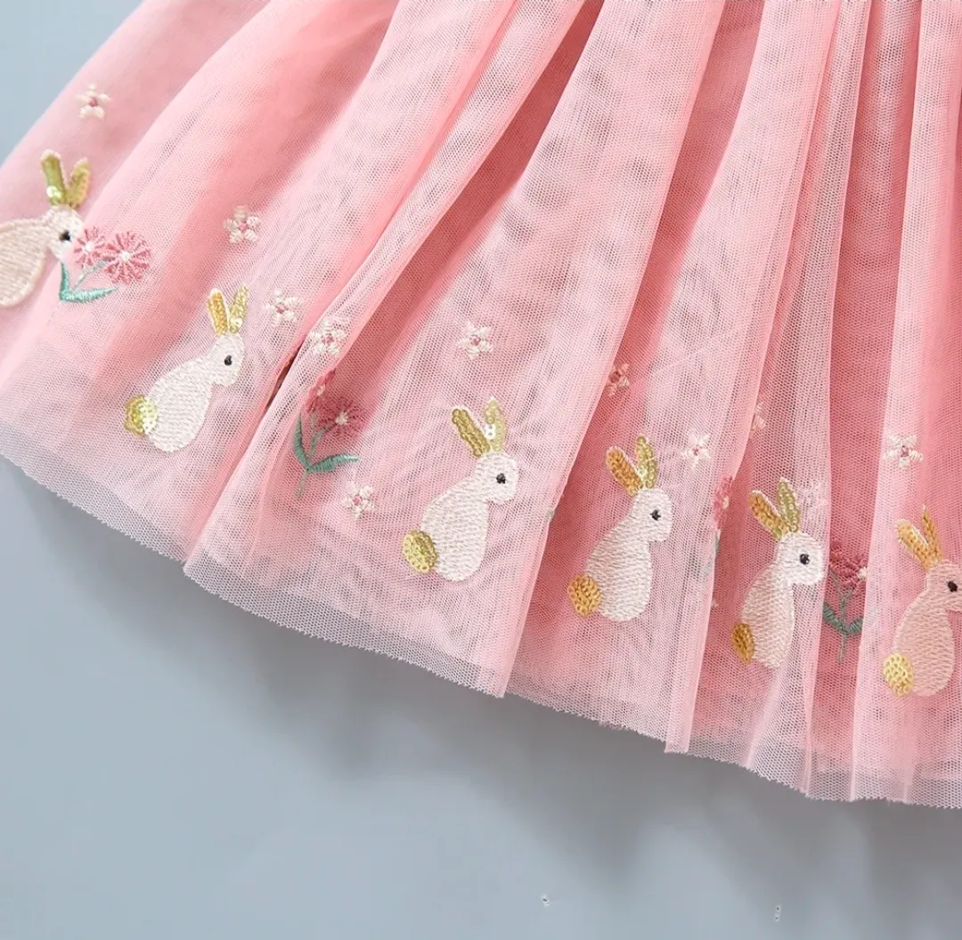 دامن حریر بچگانه گلبهی